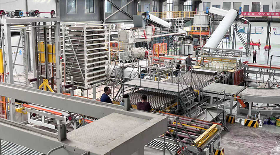 Lvzhan Environmental Protection Co, China Annual 300,000 cubic meter wall panel and hollow block production line