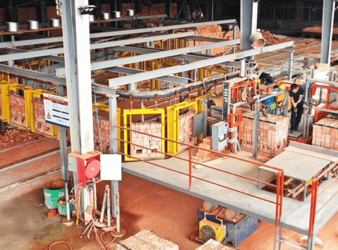 Semi-automated Brick Packing System