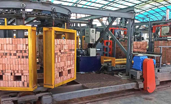 Semi-automated Brick Packing System