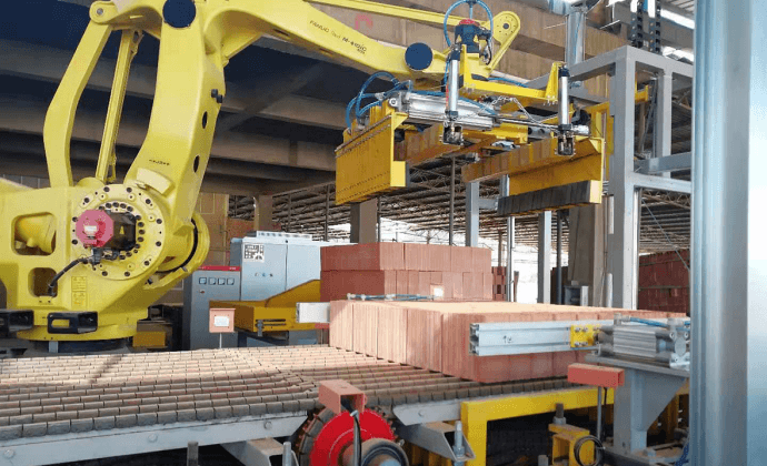 Automatic robotic palletizing system